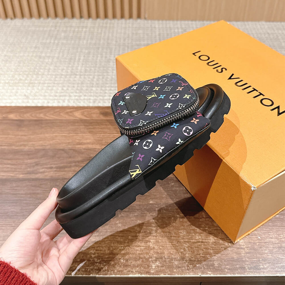 LV x TM Pool Pillow Flat Comfort Mule