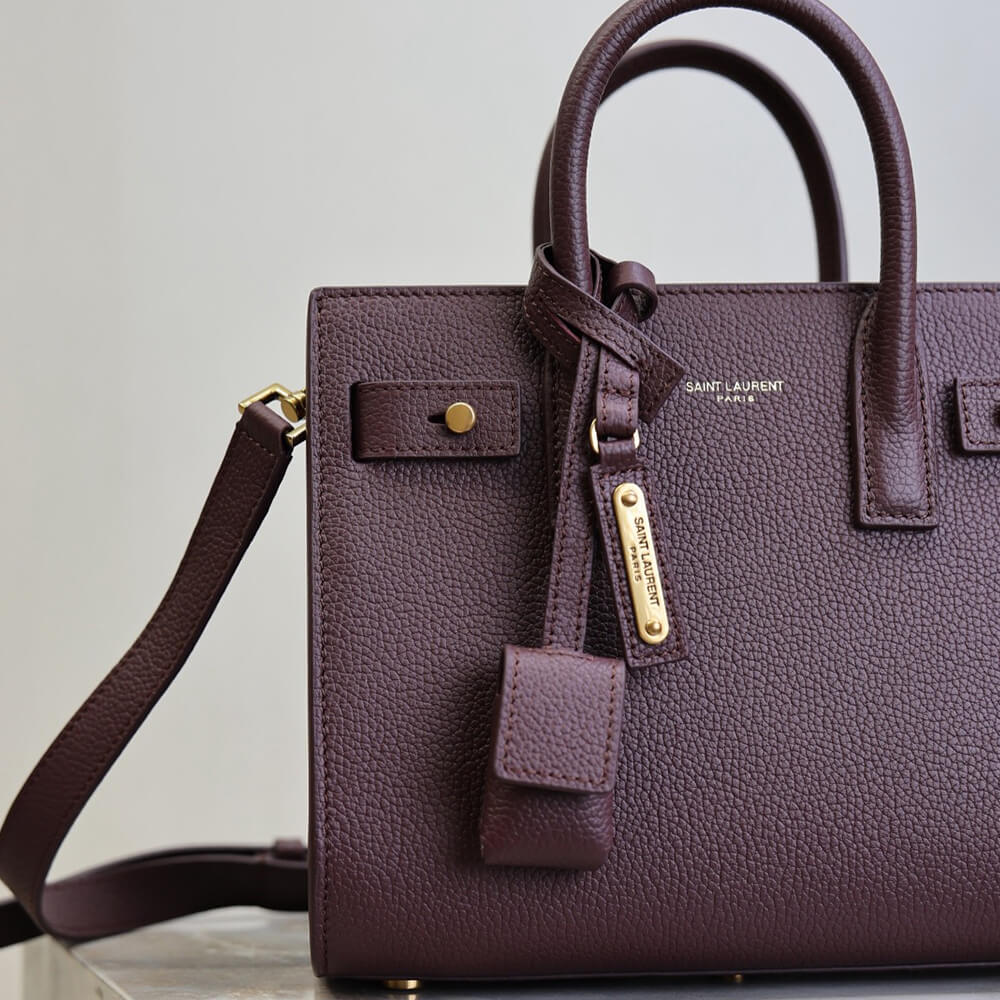 YSL SAC DE JOUR IN SMOOTH LEATHER   NANO(HIGH-END GRADE)