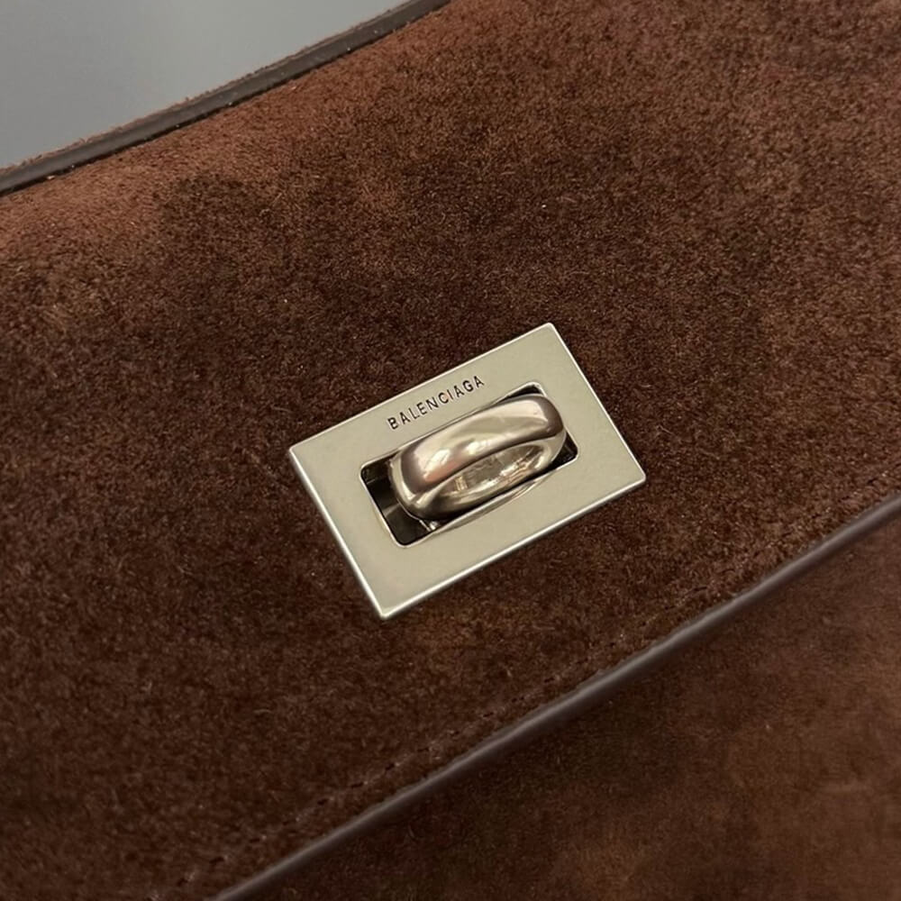 Balenciaga Rodeo Handbag Small Suede(HIGH-END GRADE)