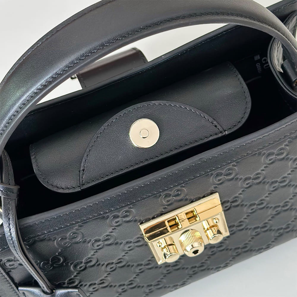 Gucci Padlock medium top handle bag