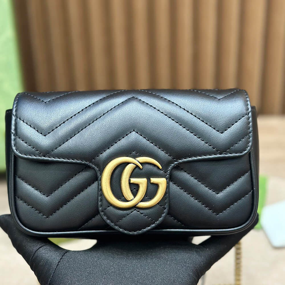 GG Marmont matelasse leather super mini bag(high-end Grade)
