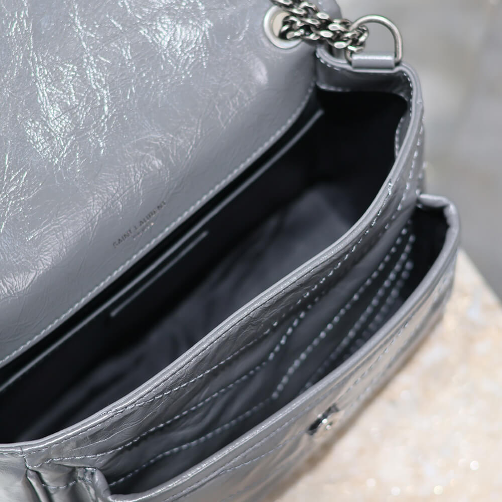 YSL NIKI baby in vintage leather(HIGH-END GRADE)