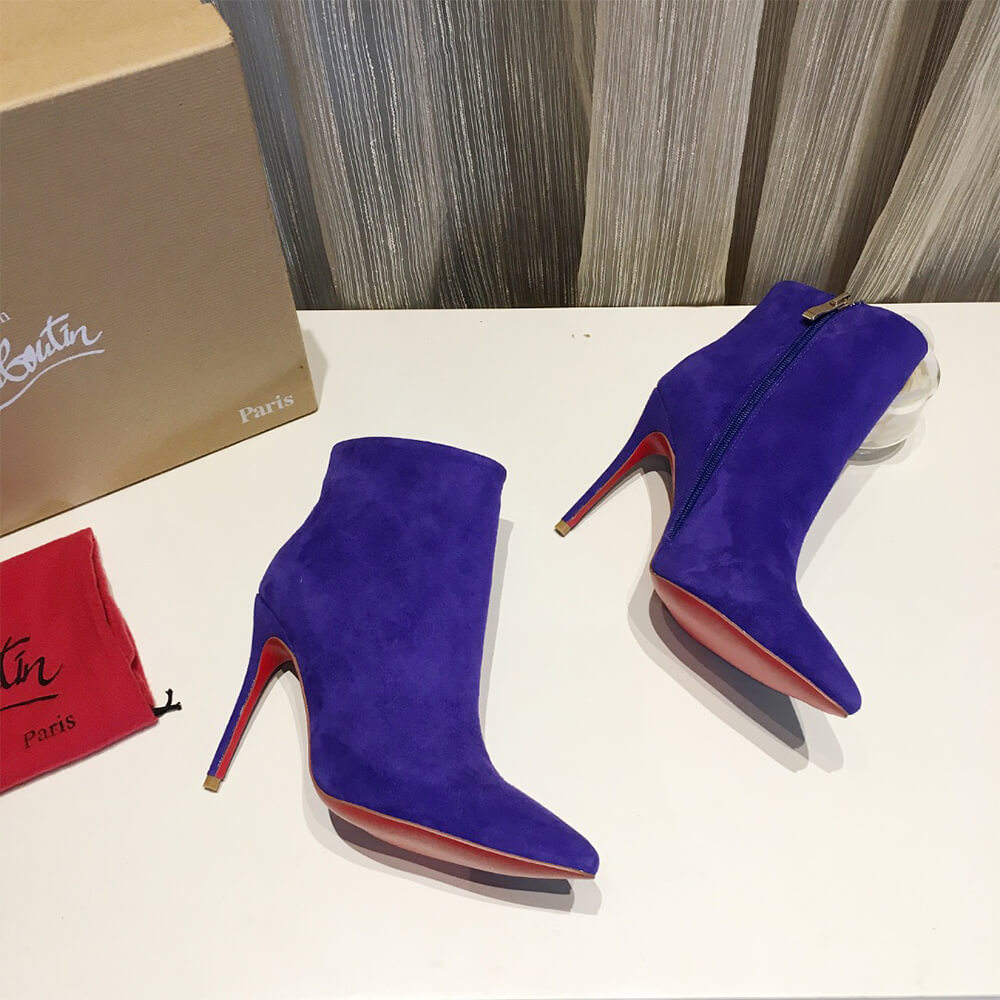 Christian Louboutin Suede Ankle Boots