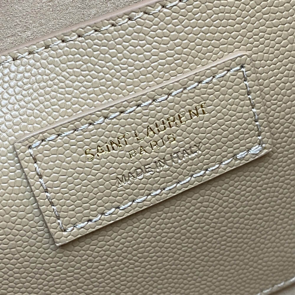 YSL kate medium tassel in grain de poudre embossed leather