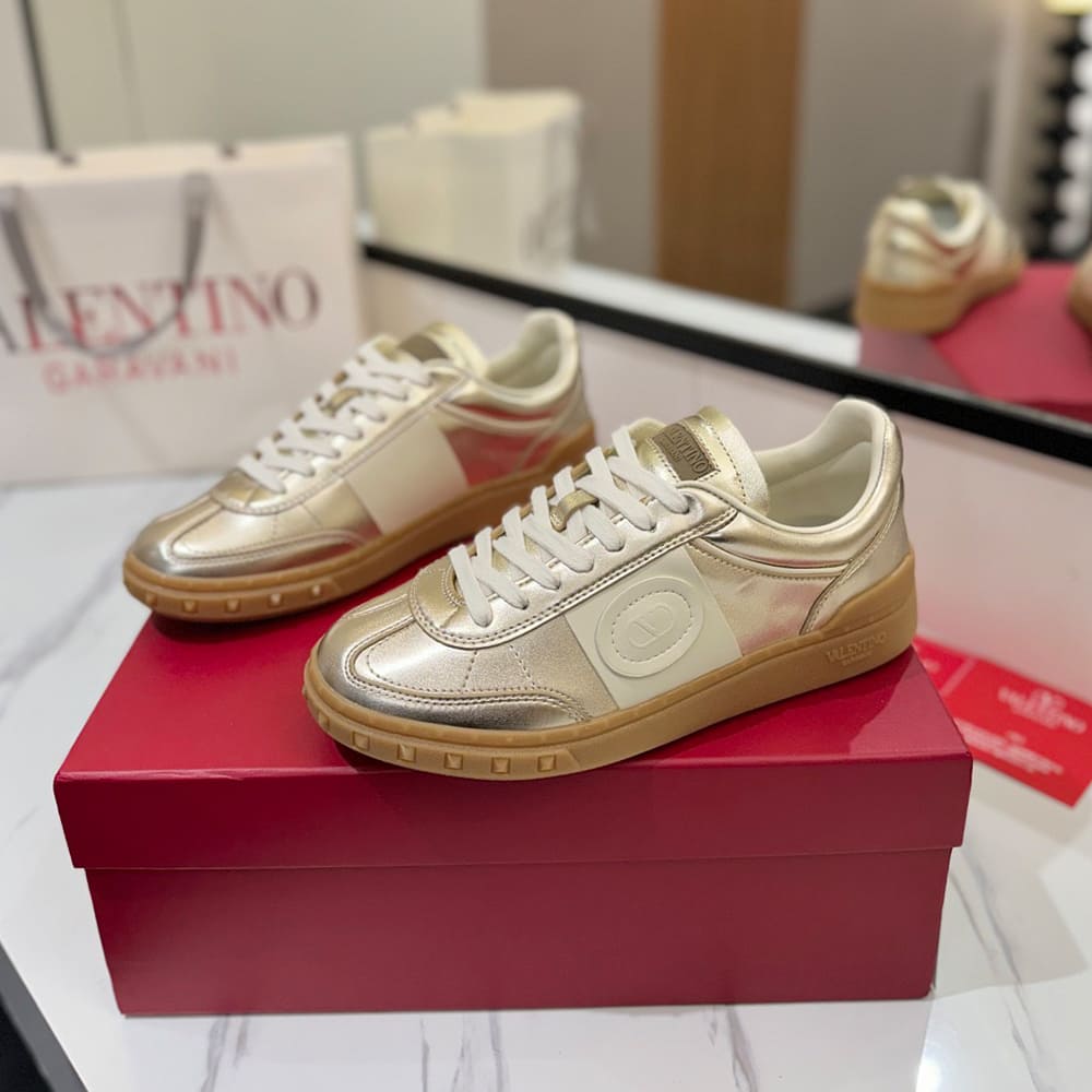 VALENTINO Women s UPVILLAGE calfskin sneakers