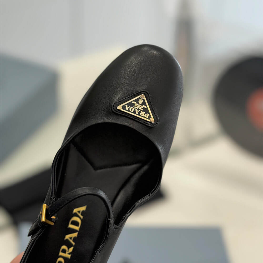 PRADA Nappa leather ballerinas