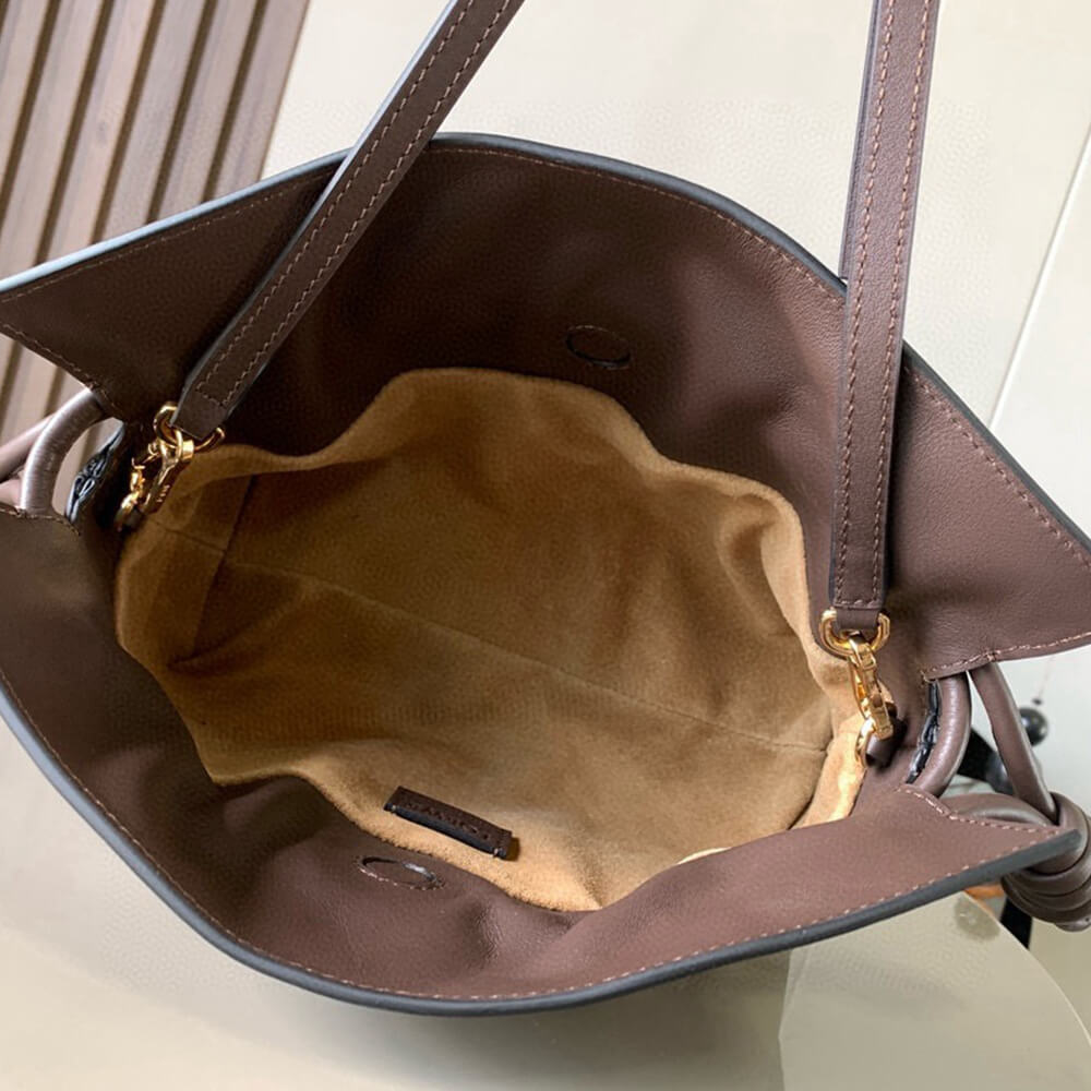 Loewe Mini Flamenco clutch in nappa calfskin(HIGH-END GRADE)