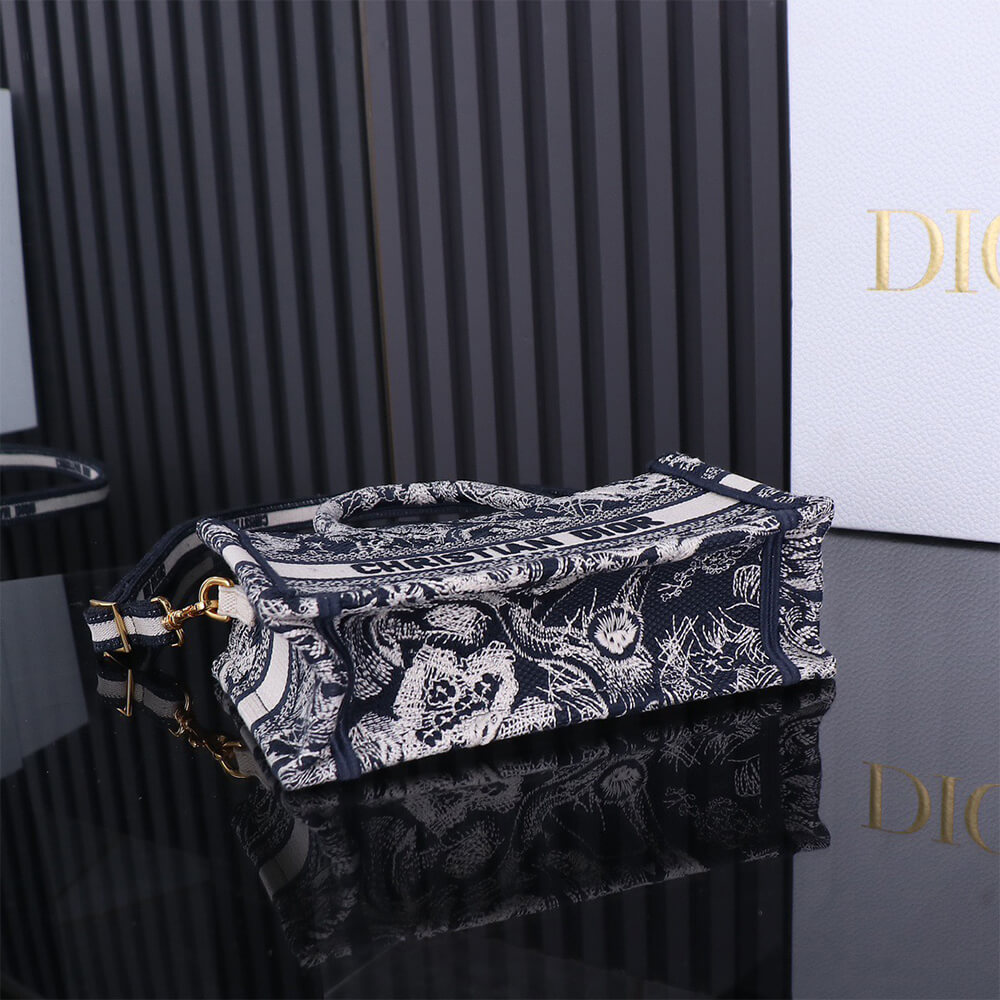 DIOR Mini Dior Book Tote(HIGH-END GRADE)