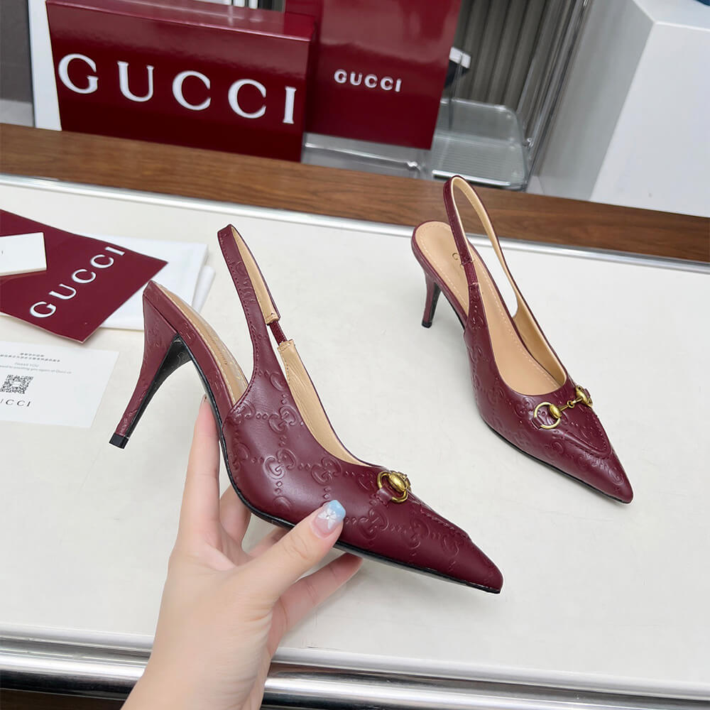Gucci Women s slingback pump with Horsebit