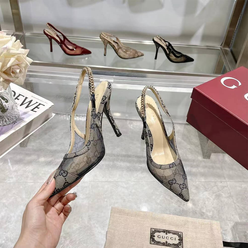 Gucci Signoria slingback pump