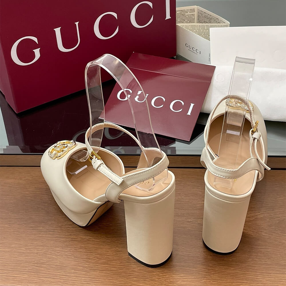GUCCI Women s platform pump with Double G