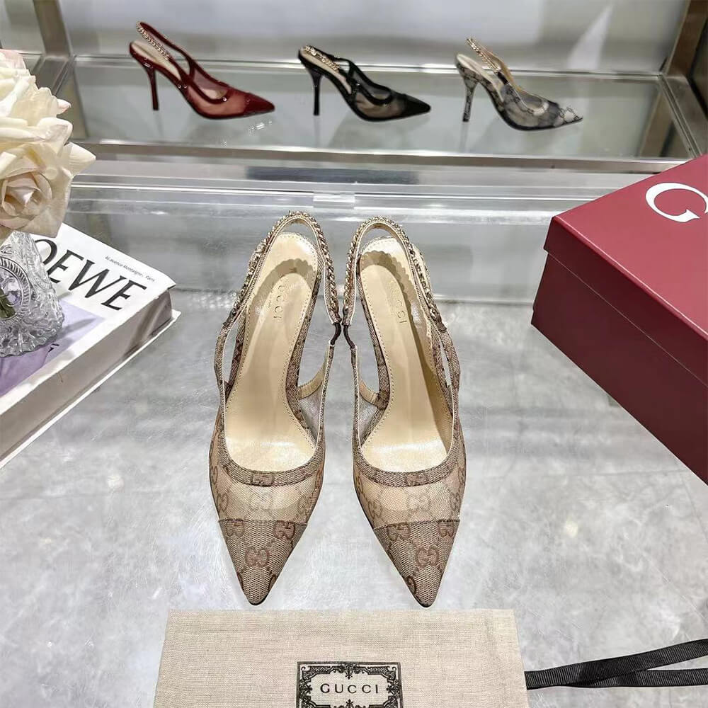 Gucci Signoria slingback pump