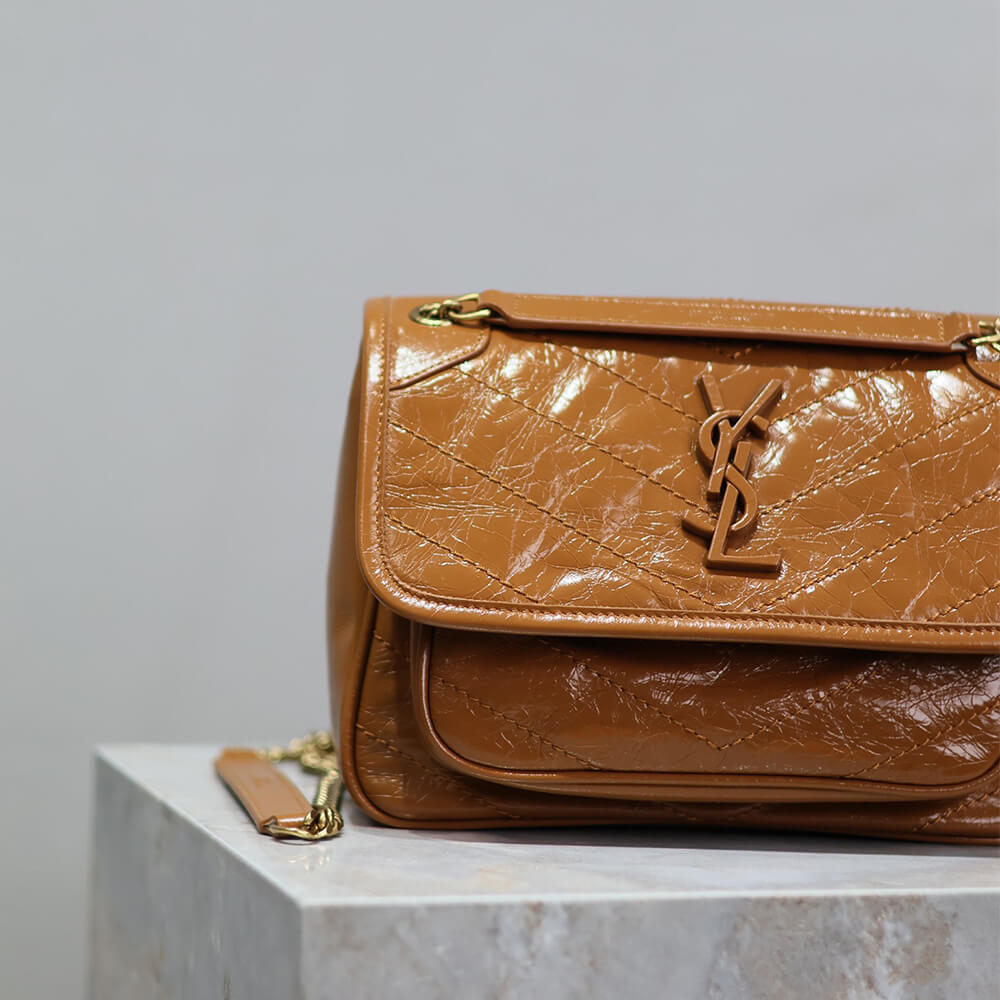 YSL NIKI baby in vintage leather(HIGH-END GRADE)