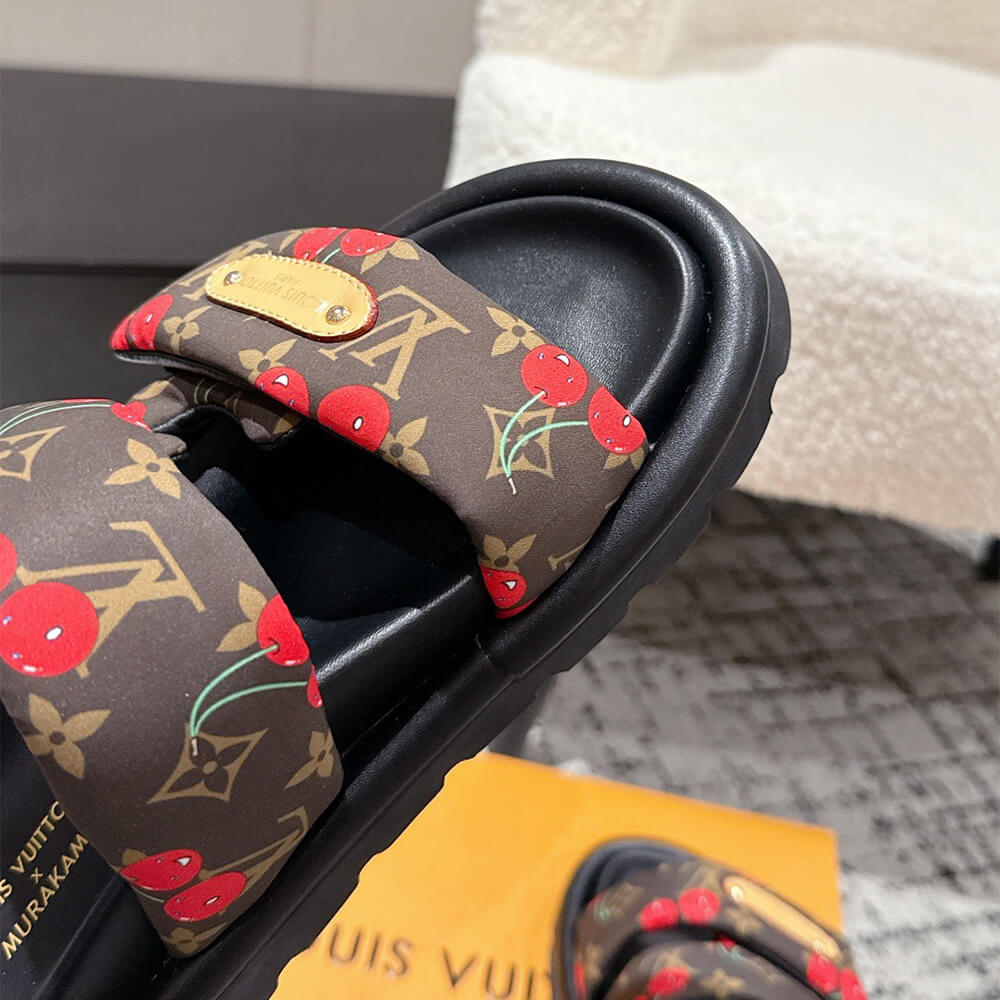 LV x TM Pool Pillow Flat Comfort Mule