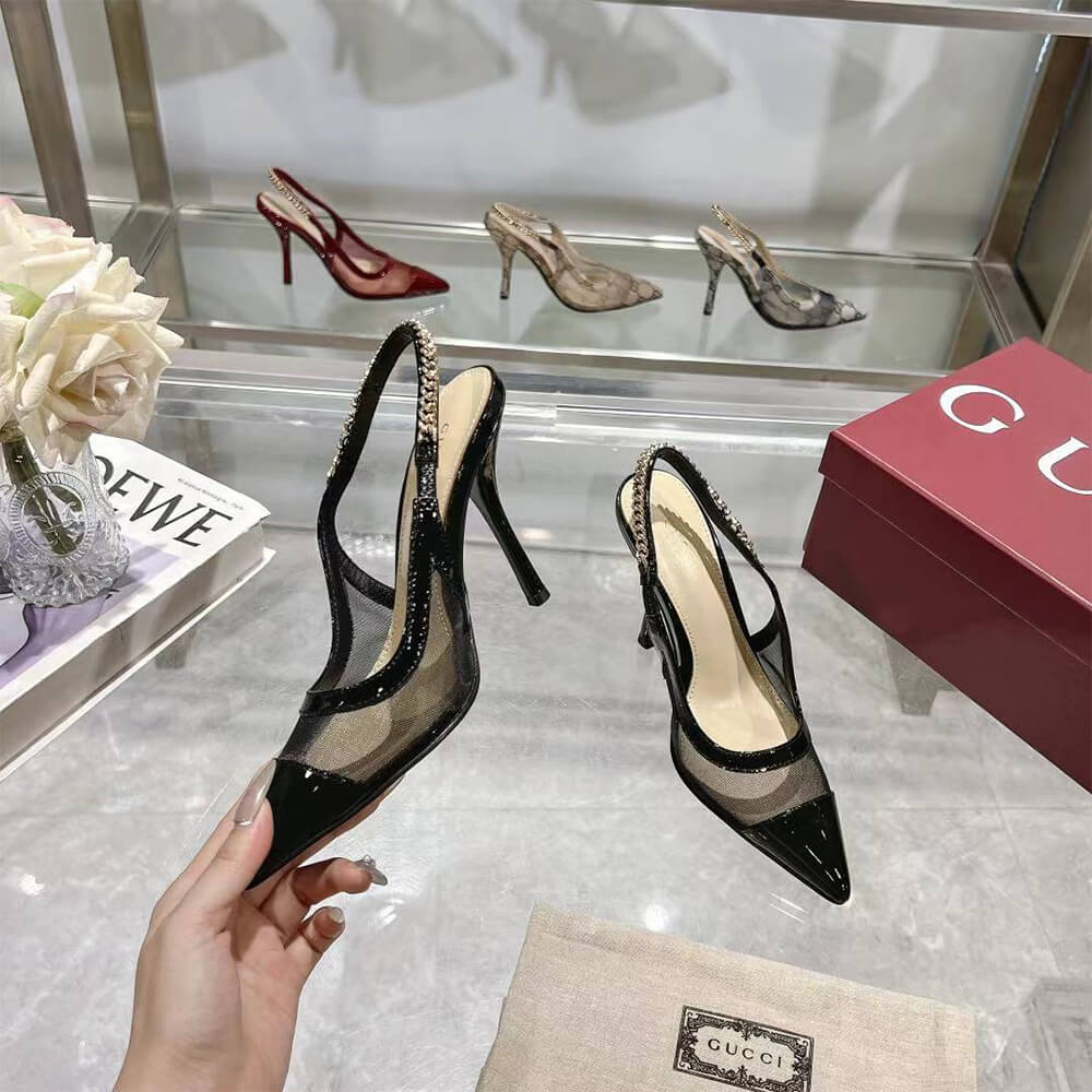 Gucci Signoria slingback pump