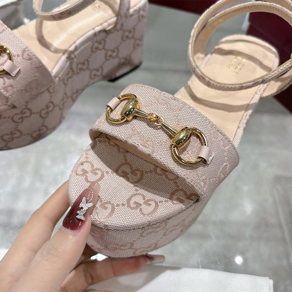 GUCCI Women s Horsebit flatform sandal