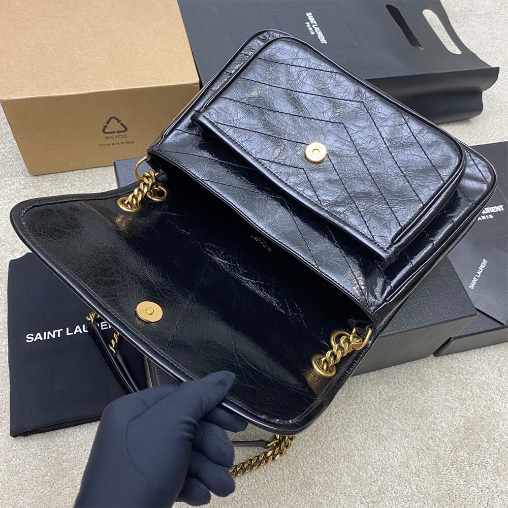 YSL NIKI medium in vintage leather(HIGH-END GRADE)