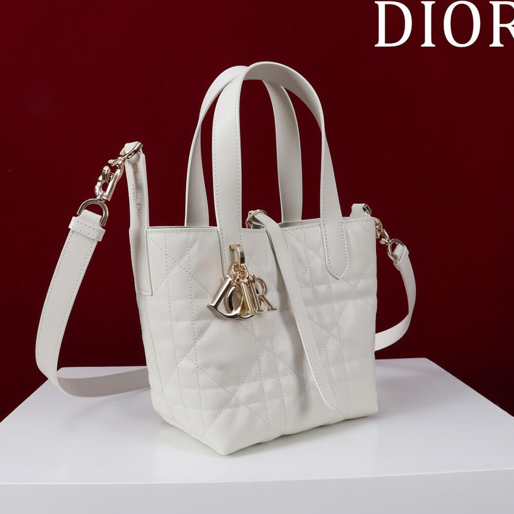 Small Dior Toujours Vertical Tote Bag(high-end grade)