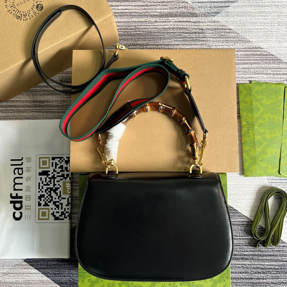 GUCCI BAMBOO 1947 MEDIUM TOP HANDLE BAG