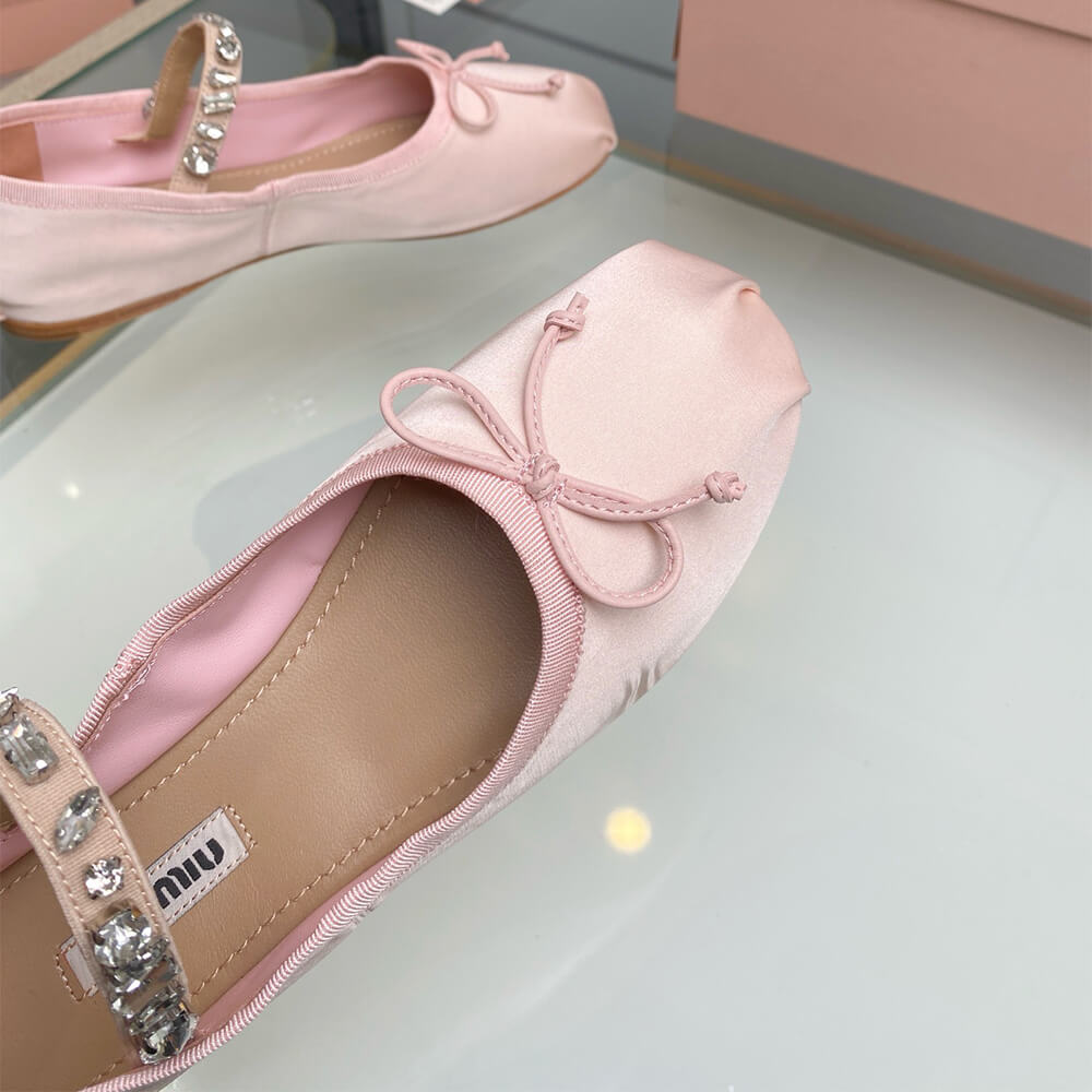 MiuMiu Satin ballerinas