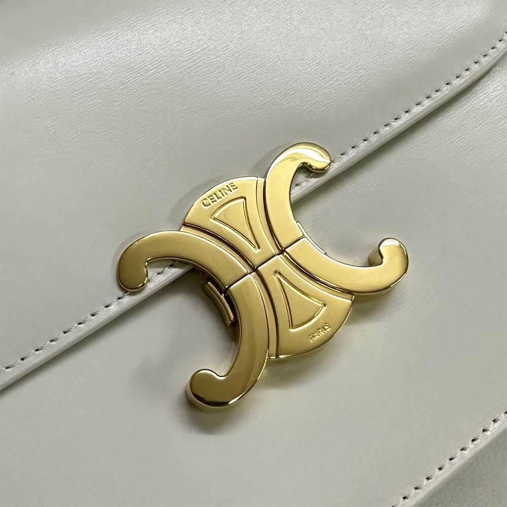 CELINE CLASSIQUE TRIOMPHE BAG in shiny calfskin(HIGH-END GRADE)