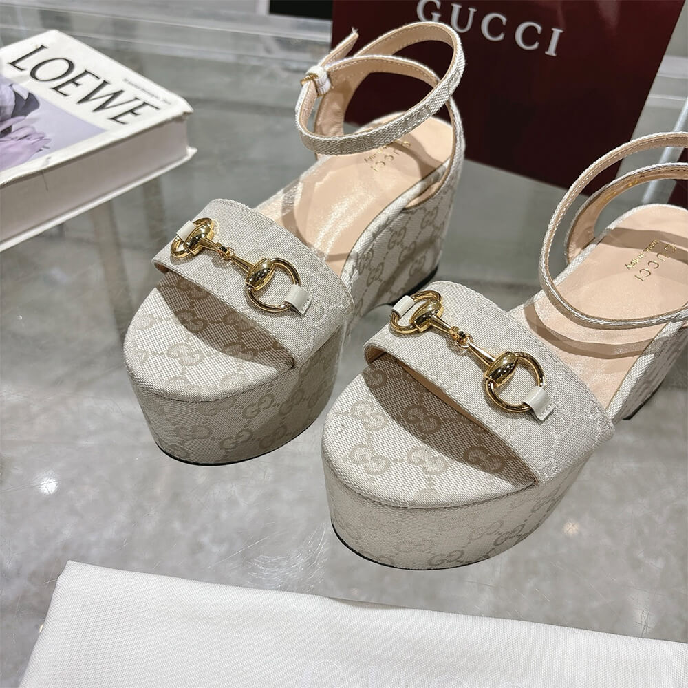 GUCCI Women s Horsebit flatform sandal