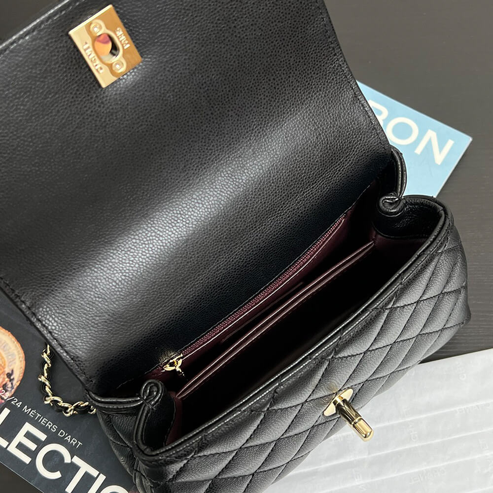 Chanel MINI COCO Handle Bag(HIGH-END GRADE)