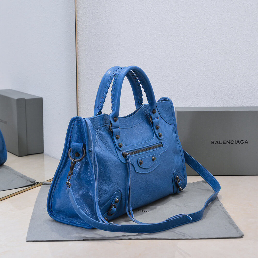 Balenciaga Women s Le City Bag Medium(HIGH-END GRADE)