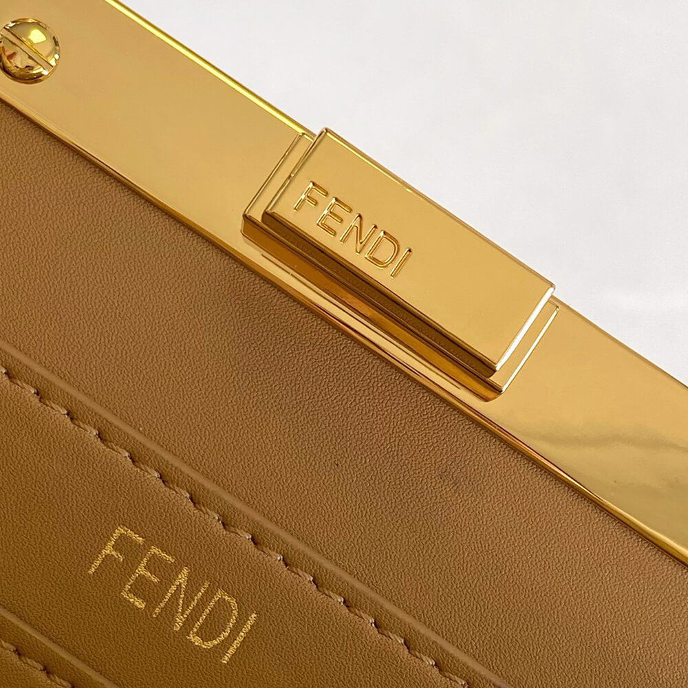 FENDI Peekaboo ISeeU Small Raffia(TAX-FREE GRADE)