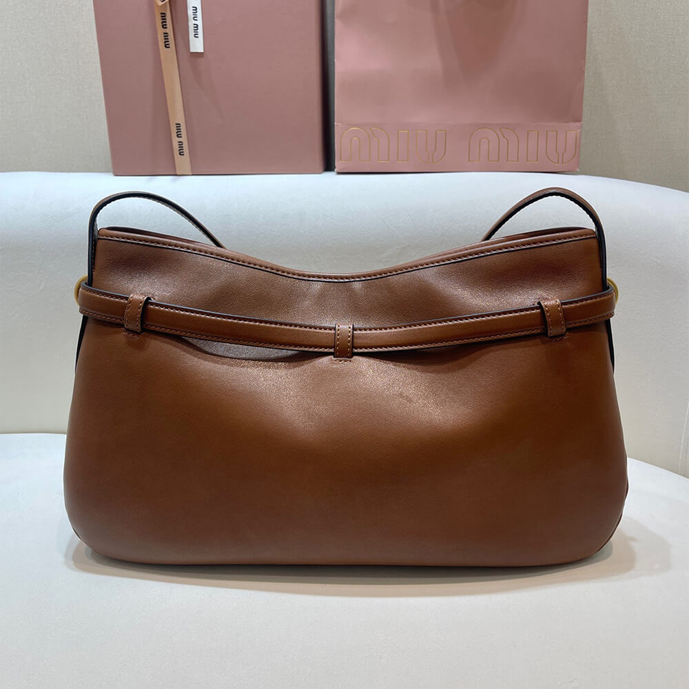 MIUMIU Medium Aventure nappa leather bag(HIGH-END GRADE)