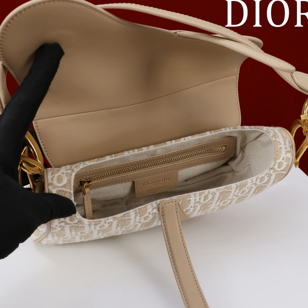 Dior Saddle Bag with Strap(HIGH-END GRADE)