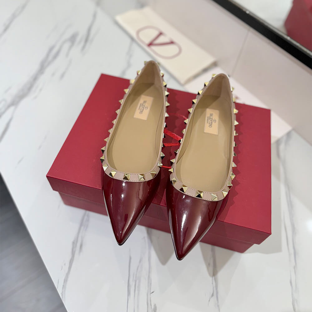 VALENTINO ROCKSTUD BALLET FLAT