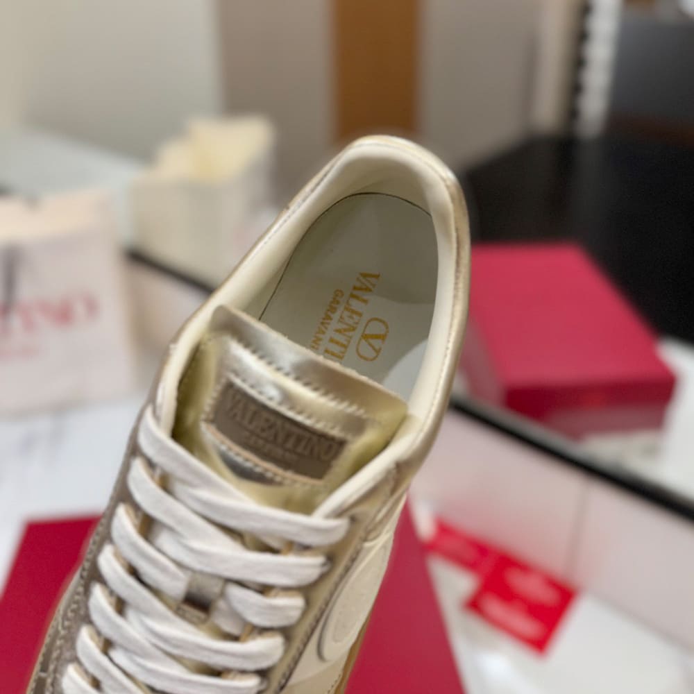 VALENTINO Women s UPVILLAGE calfskin sneakers