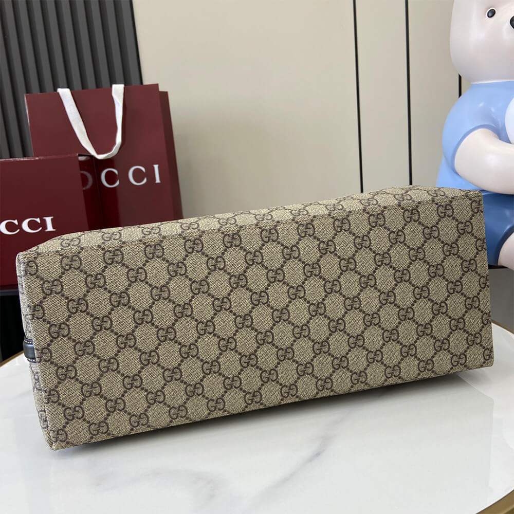 GG Emblem large tote bag